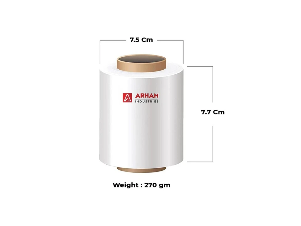 Biodegradable Stretch Wrapping Shrink Packing Film, 3 Inch/75 mm 100 Gauge 18 PC - Image 2 of 4