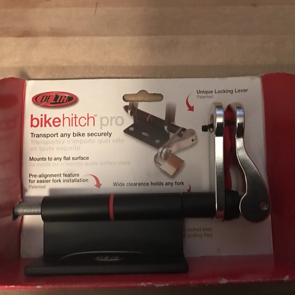 2 - Delta велосипед сцепное устройство Pro замок велосипед вилка держатель новый BH 1005 безопасный транспорт - Изображение 2 из 4