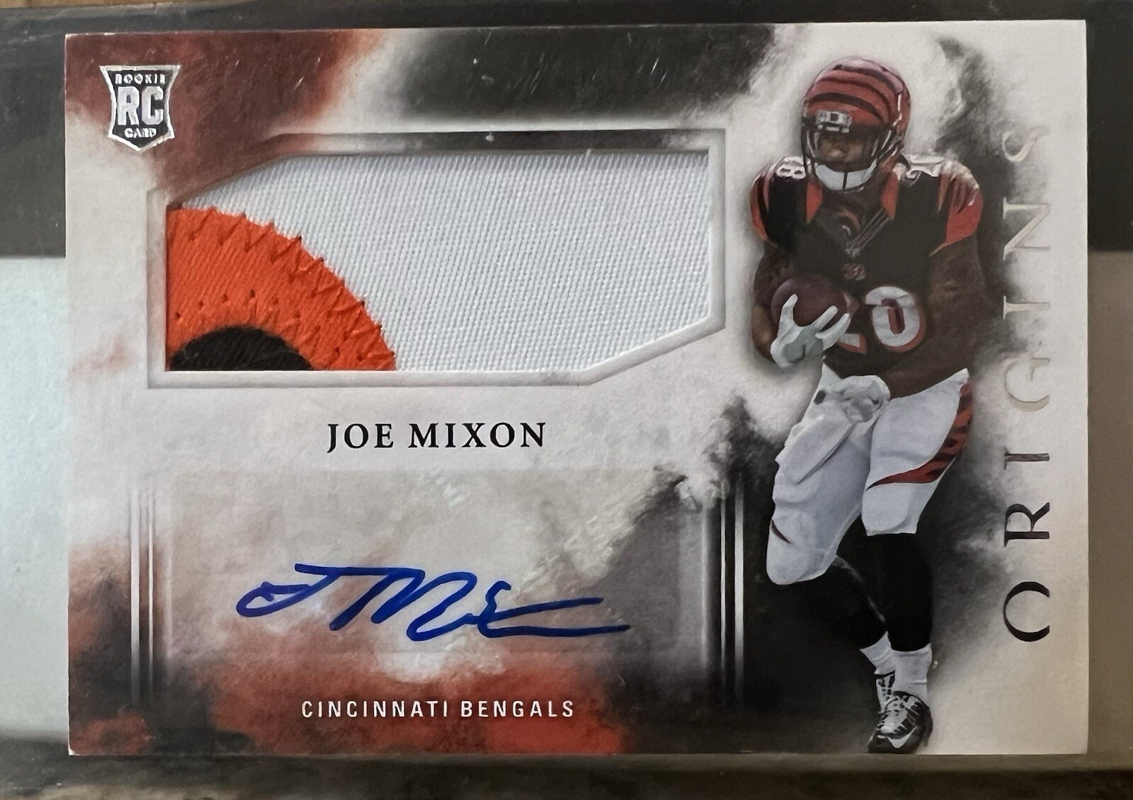 Joe Mixon 2017 Panini Origins Rookie Patch Auto Autograph RPA #119 Bengals