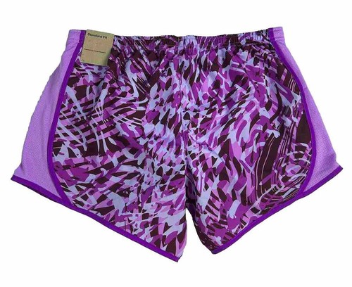 New Nike Big Girls' Dri-Fit Tempo Running Shorts 3” Purple Print Size L MSRP:$30 - Picture 6 of 12