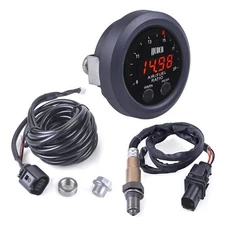 52mm air fuel ratio gauge kit LED Digital Display 12V Wideband O2 sensor kit