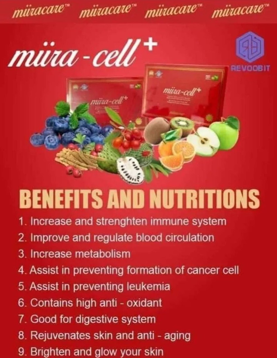Revoobit International Miira-cell plus 48 sachets (2 box) Express