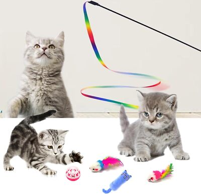 Kitten Starter Kit, 15 Piece Cat Essentials Set Includes Large