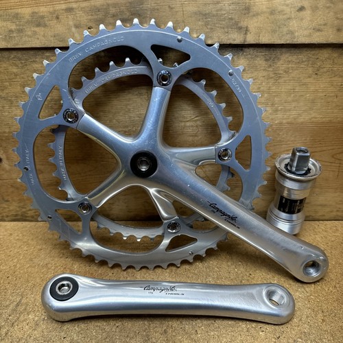 Vintage Campagnolo Chorus Double Crankset 170mm BSA Square Taper 52/39t