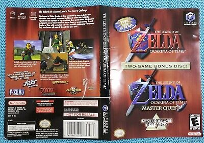 Zelda Ocarina of Time Master Quest Manual Only NO GAME Nintendo GameCube  Legend