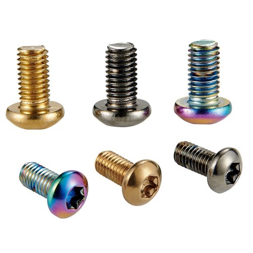 Lot De 12 Vis En Titane M5x10mm T25 Pour Disque De Frein Vélo - Léger Et Résistant (GR5)