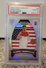 Lamelo Ball 2020 PRIZM DP Global Prospects RC #98 Sliver Prizm GEM-MT 10 Hornets