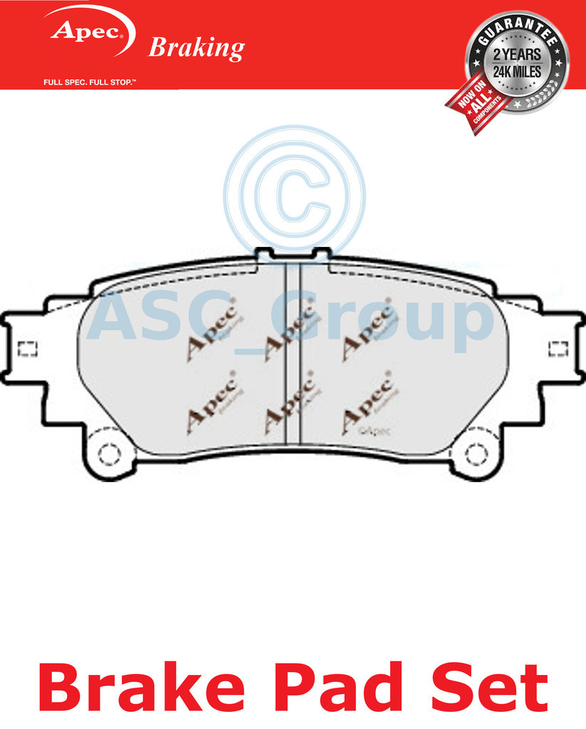 APEC Rear Brake Pads Set OE Quality Replacement Part PAD1718