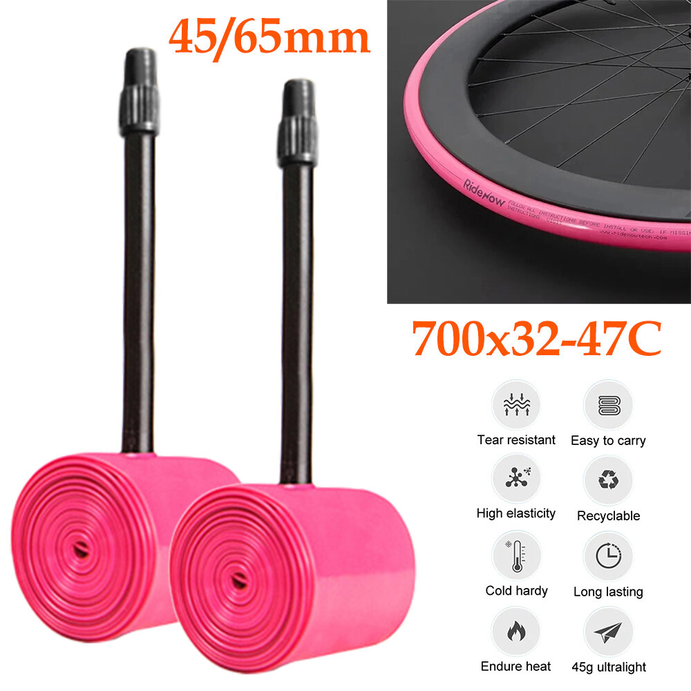 RideNow Camera D'aria Ultraleggera Per Bici 700C X 18 25 28 32 Strada MTB Bicicletta TPU Pneumatico 45/65/85mm Lunghezza Valvola Francese Tubo Super Leggero