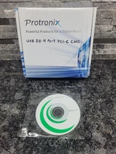 Protronix 4-Port USB 3.0 PCI Express (Pcie) Host Controller Card