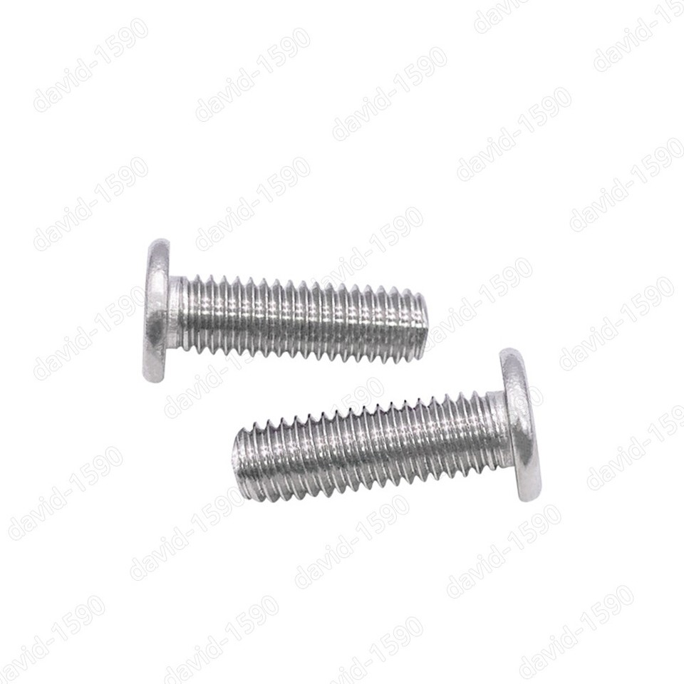Black 304 Stainless Steel Torx Flat Head Screws – Ultra-Thin, M2 M3 M4 M5 M6 Sizes