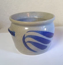 salt glazed pottery crock vintage