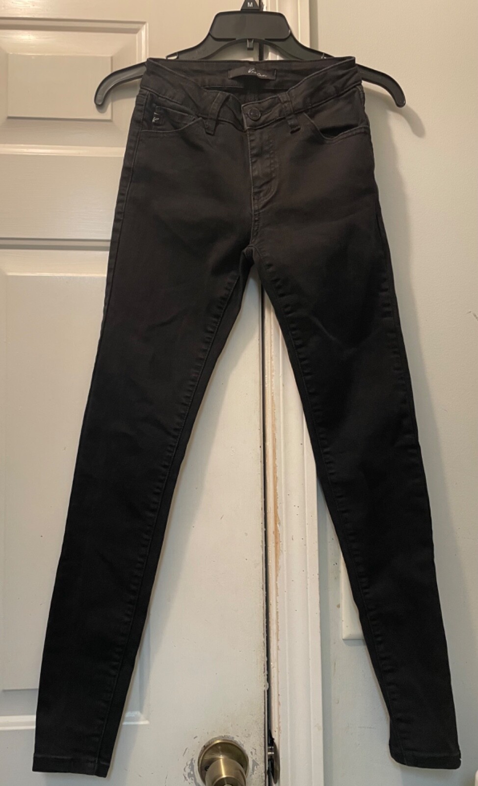 KanCan Skinny Jeans Mid Rise Black Denim Women's Size 1/24-image