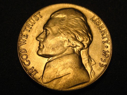 1953-D Jefferson Head Nickel CHOICE BU - Picture 2 of 4