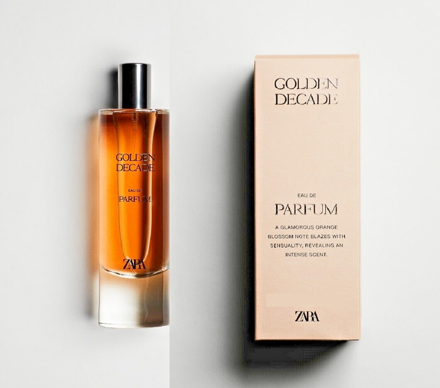 ZARA WOMEN GOLDEN DECADE EAU DE PARFUM EDP FRAGRANCE 30 ml BRAND NEW