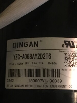 Window AC COMPRESSOR QINGAN YZG-A068AY2D2T6 115V R410A | eBay