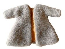 VINTAGE 1950'S GINGER DOLL CLOTHES FUR COAT Cosmopolitan Toy Corp.