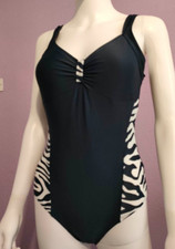 Swimsuit Animal Print Panel by Bonprix Size 12 RRP  27
