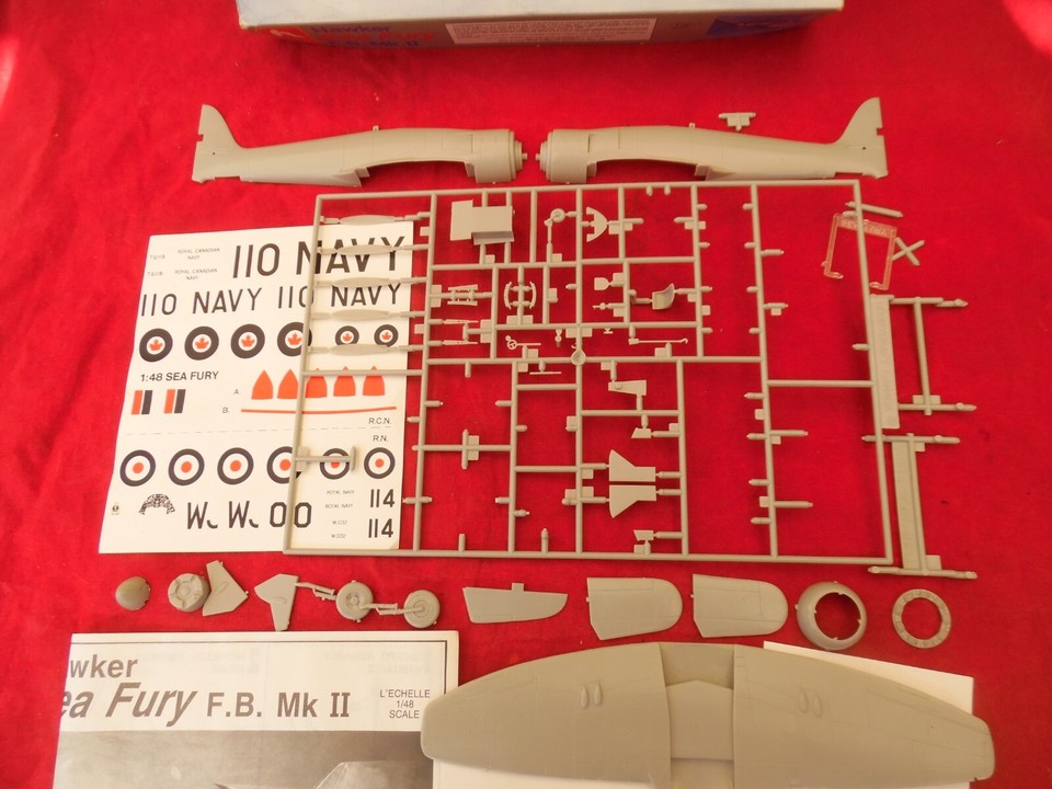 Hobby craft Hawker sea fury F.B.Mk 11 kit 148 eBay