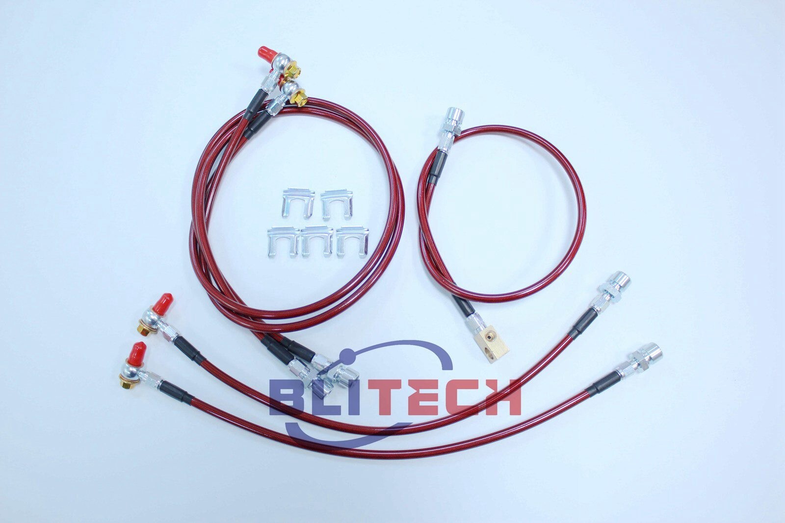Complete Stainless Steel Brake Line Kit For 2001-2007 Chevy Silverado/GMC Sierra 2500HD/3500 5 thumbnail image
