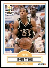Alvin Robertson #109 1990-91 Fleer