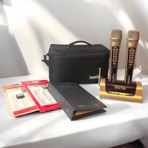 Magic Sing ET18K Portable Karaoke System Carry Case Manual No Remote