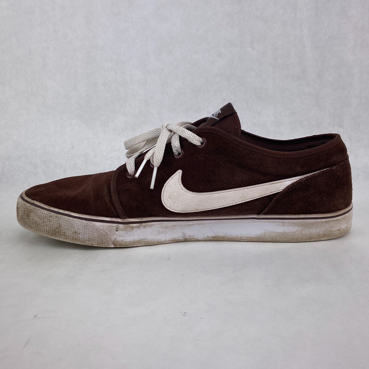 Nike ブラウン スケートシューズ Nike Skate Shoes Men's 14 Brown Toki Low Skateboarding