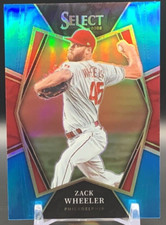 2022 Panini Select Light Blue Prizm Zack Wheeler Philadelphia Phillies # 120/149