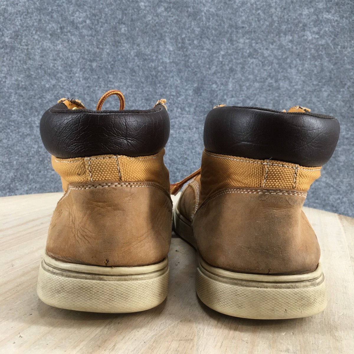 Timberland Mens Groveton 9463B Tan Lace Up Round Toe Ankle Chukka Boots Size 11 Timberland Boots Mens 11.5 Groveton Ankle Bootie Brown Lace  main image 2