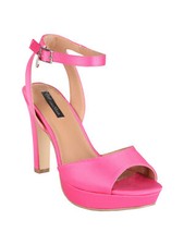 Gian Marco Venturi Sandali donna in raso con tacco