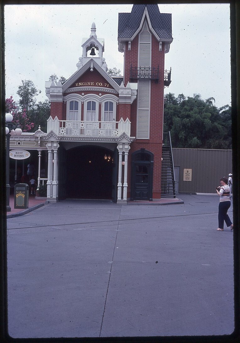 Disneyland Engine Company 71 Vintage 1960s 35mm Slide Photo