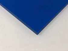 HDPE Plastic Sheet 1/2" x 24" x 48" Blue Color - Pack 4 