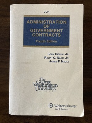 Administration of Government Contracts