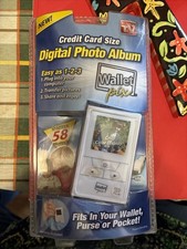 NEW In PACKAGE Credit Card Size Digital Photo Album. As Seen On TV -