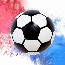 Balón de fútbol Gender Reveal con polvo rosa y azul