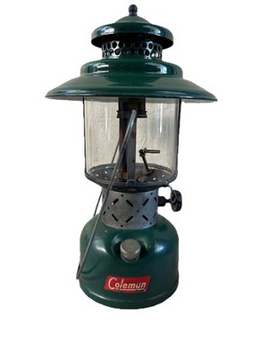 Vintage Coleman 228E Big Hat Lantern 1956 Sunshine of The Night Original Pyrex