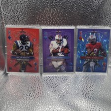 Wild Card Draw Lot Of 3 Emeka Egbuka /2 Eric Dickerson /2 Earl Campbell /4