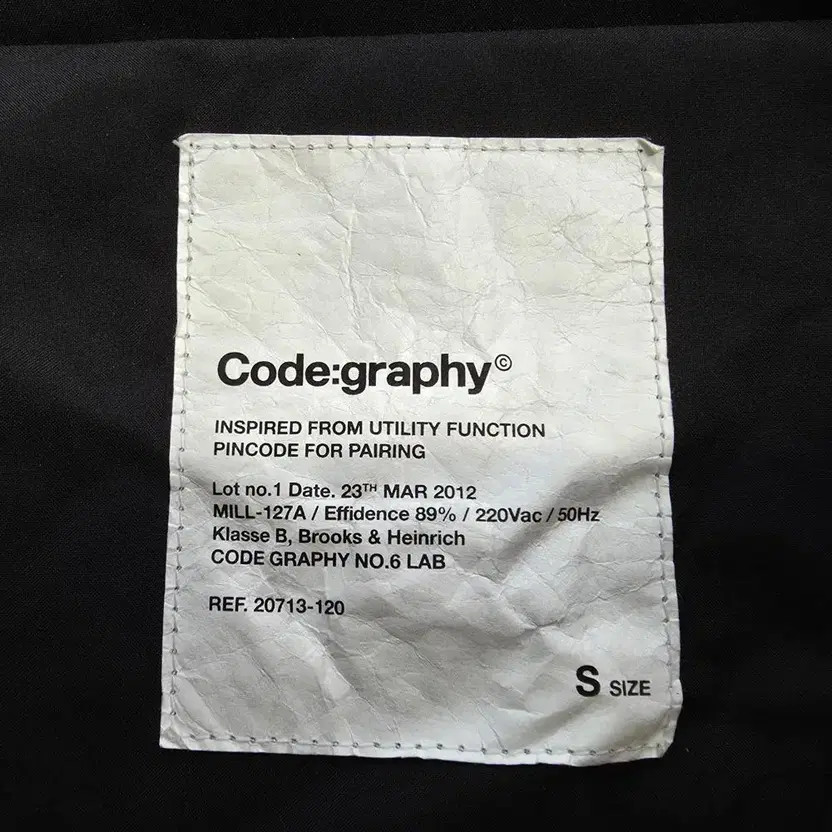 Codegraphy Down Puffer Jacket - Size S, Brand New - image 4