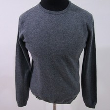 OVS Crew Neck Jumper Wool Grey Chest 40/42 Size M KU Y13089