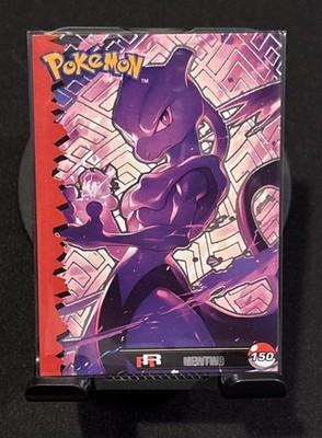 Rare Full Art Pokemon Team Rocket Mewtwo #150 Silver Foil Low Pop GameFreak (T)