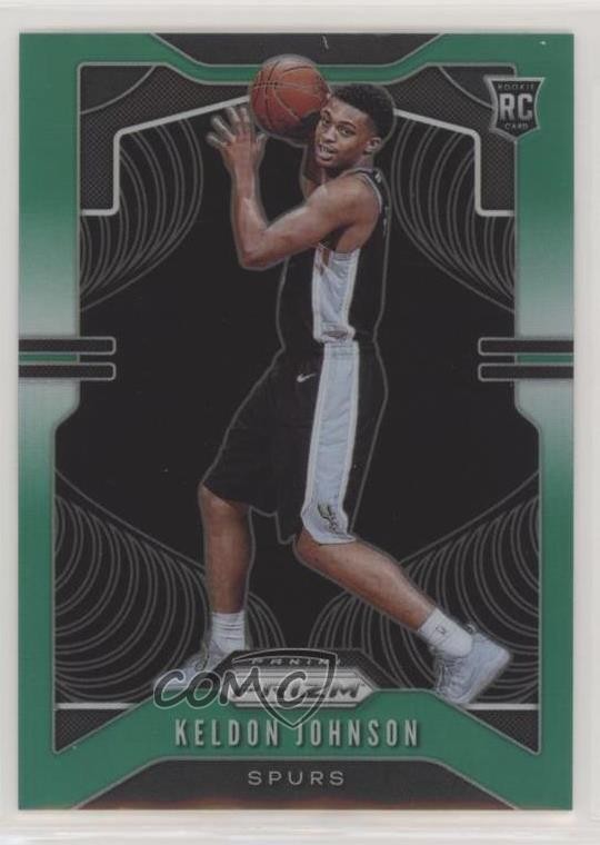 2019-20 Panini Prizm Rookie Green Prizm Keldon Johnson #273 k7n