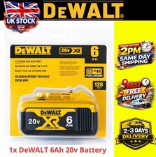 Dewalt 18V-20V 6Ah XR Li-ion Battery, Compatible With 18V And 20V Tools (1pcs)