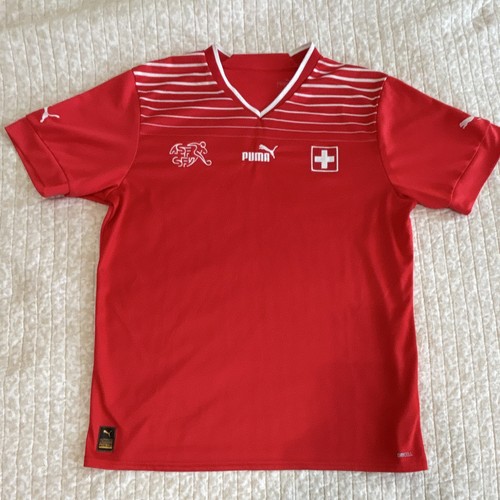 PUMA Switzerland National Team Soccer Jersey Suisse SFF Red/White