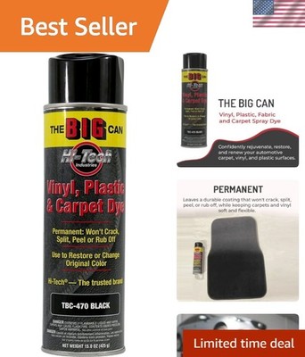 15oz Big Can Black Dye - Adjustable Spray for Precise Upholstery Restoration