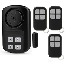 Outdoor Door Gate Alarm with Remote Control, Wireless Weatherproof Entry Door...
