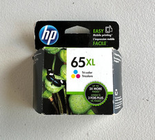 HP 65XL Genuine Tri-Color Ink Cartridge EXP AUG 2020 Brand NEW Sealed