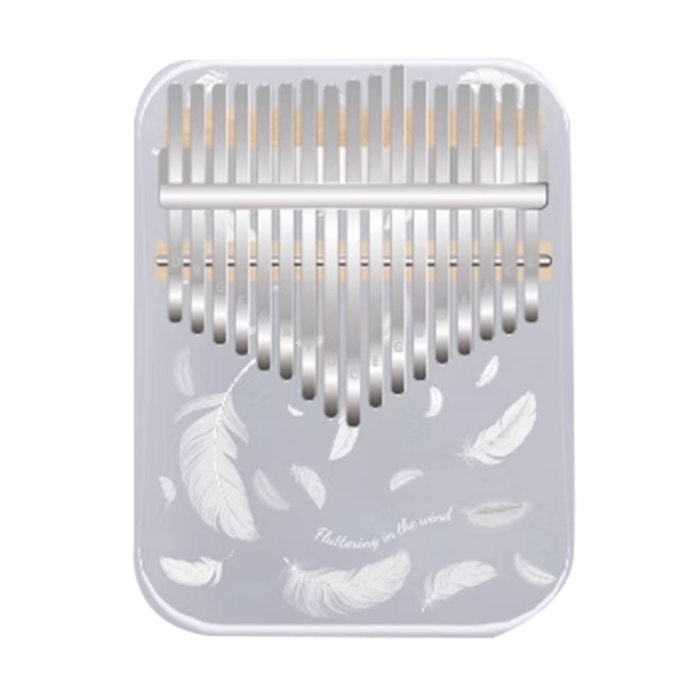 3X(Kalimba 17 Tasten Professionelles Daumenklavier Acryl Kalimba Daumenklavier 7029