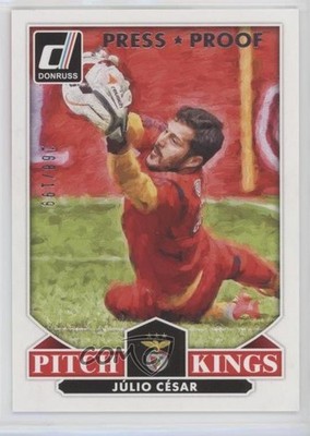 2015 Panini Donruss Pitch Kings Press Proof Silver 168/199 Julio Cesar #14 1u6