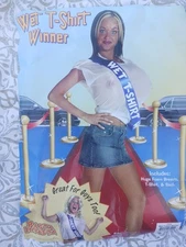 Wet T-Shirt Winner Funny Adult Costume Fits Size 6-12 Unisex Rasta Imposta