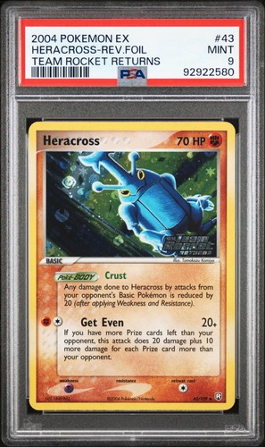 Heracross graded PSA 9 for sale on eBay
